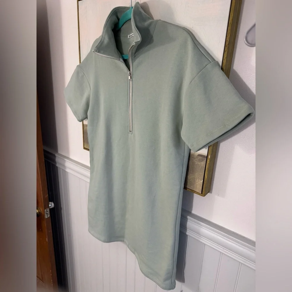 REFORMATION Hampton Mint Green Sweat Dress NWT* Size M